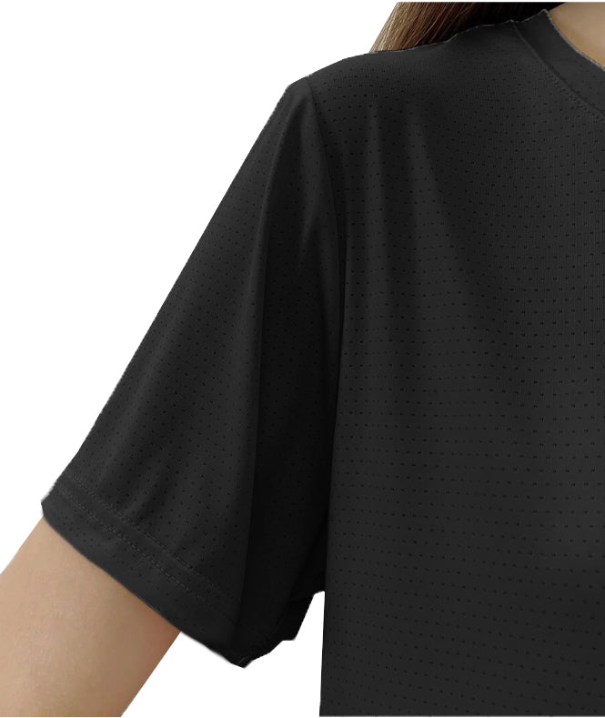 Playera Mesh Manga Corta D