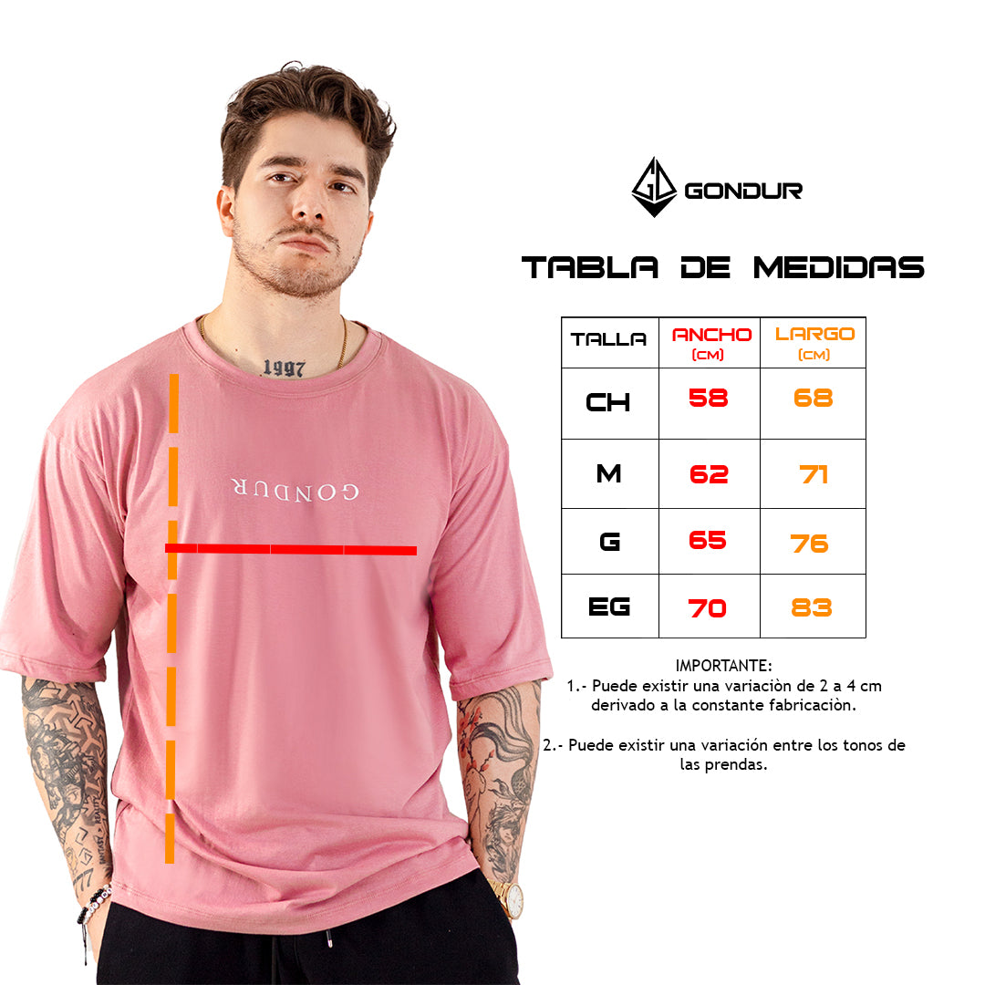 Playera Oversize H Lifting Club