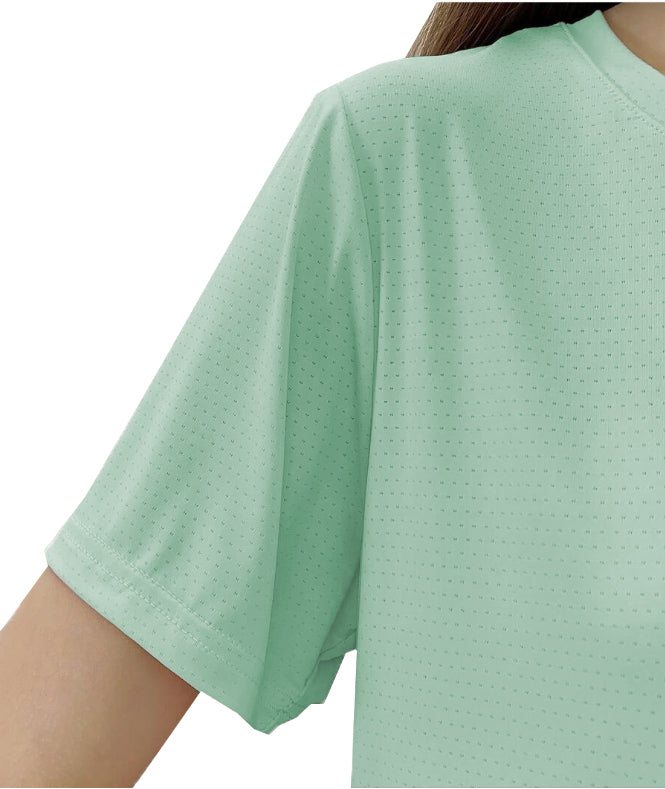 Playera Mesh Manga Corta D